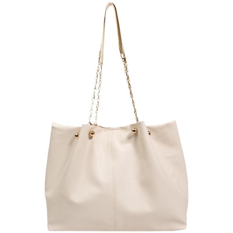 2024 Podzimní Dámská Módní PU Velkokapacitní Řetízková Tote & Taška přes Rameno pro Každodenní Dojíždění