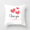 Valentine's Day Digital Printed Car Pillow Cushion Cover Core-Free Home Soft Decoration