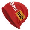 Funny Beer Design Skullies Beanies Caps Unisex Winter Warm Knit Hat Women Unisex Adult Alcohol Lover Bonnet Hats Outdoor Ski Cap