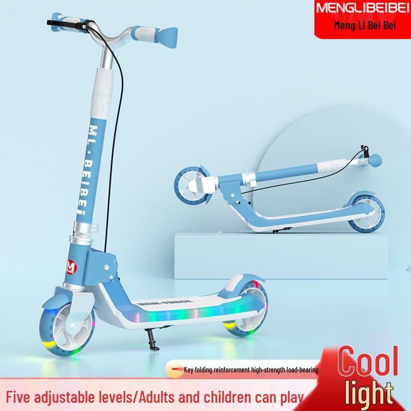 Monlilibebe Two-Wheel Folding Kick Scooter for Kids Ages 8-12