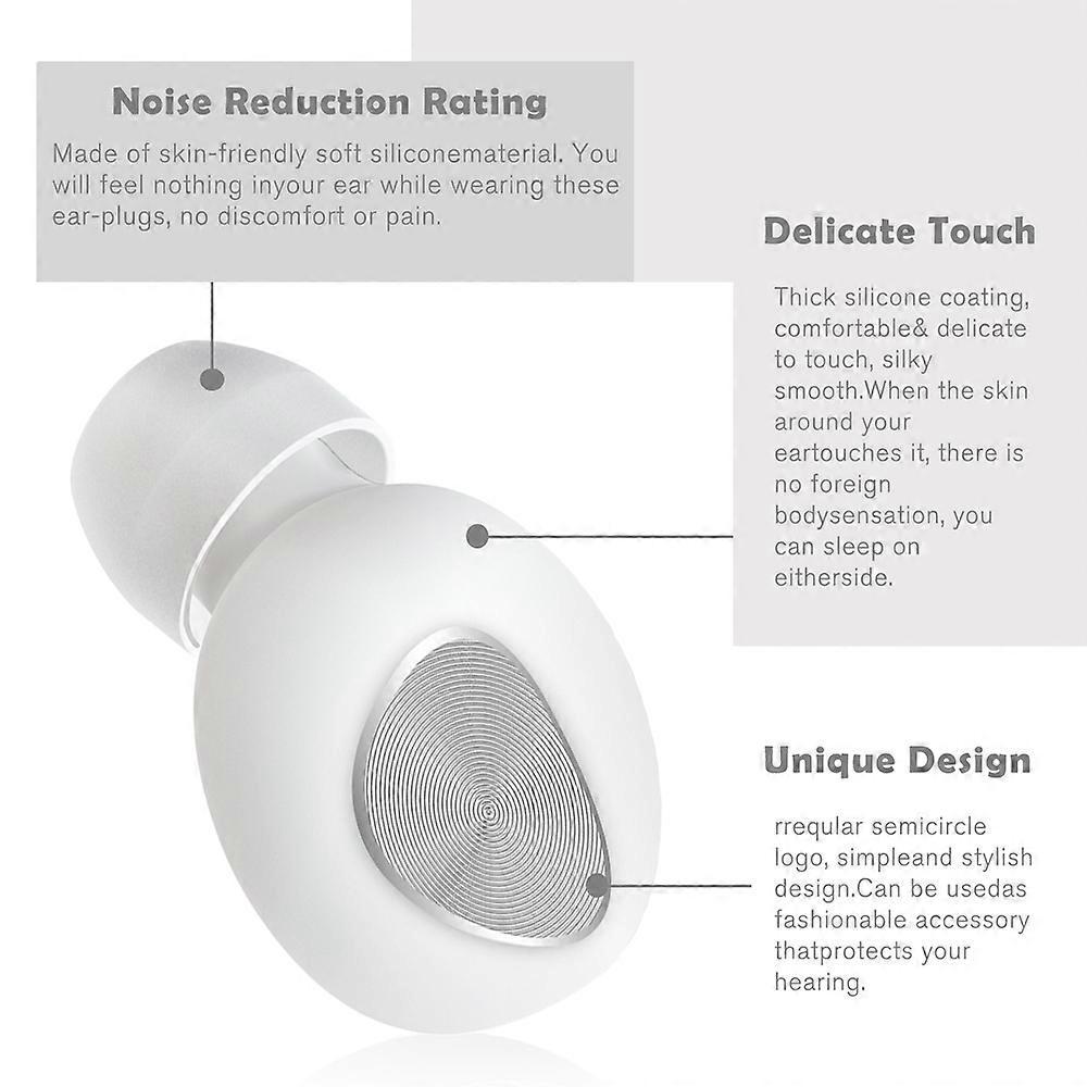 Noise Cancelling Earplugs Waterproof Swim Earplug Concert Ergonomically Designed Ear Protector Set Sleep Aid Safety Protection