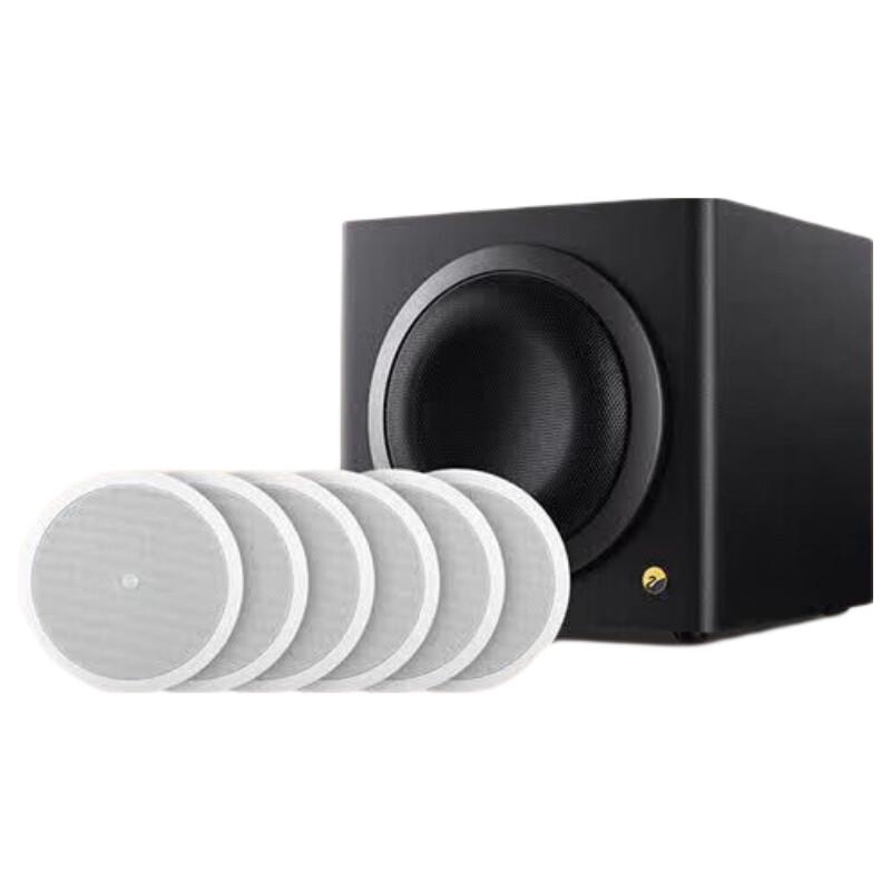 HiVi JX6*6+Sub8A+ In-Ceiling Home Theater Speaker System (CN version)