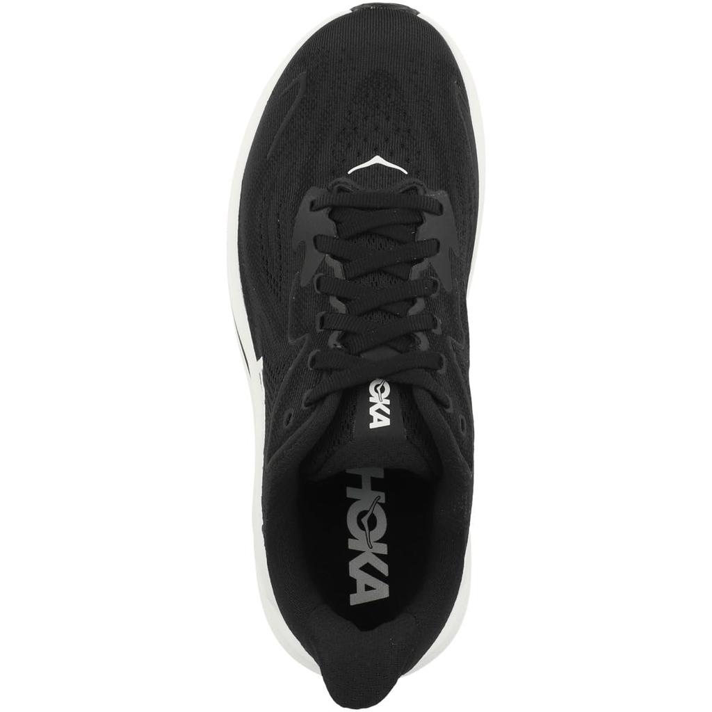 HOKA Clifton 10 Wide Black and Size 4 UK Women's Sneakers, White,