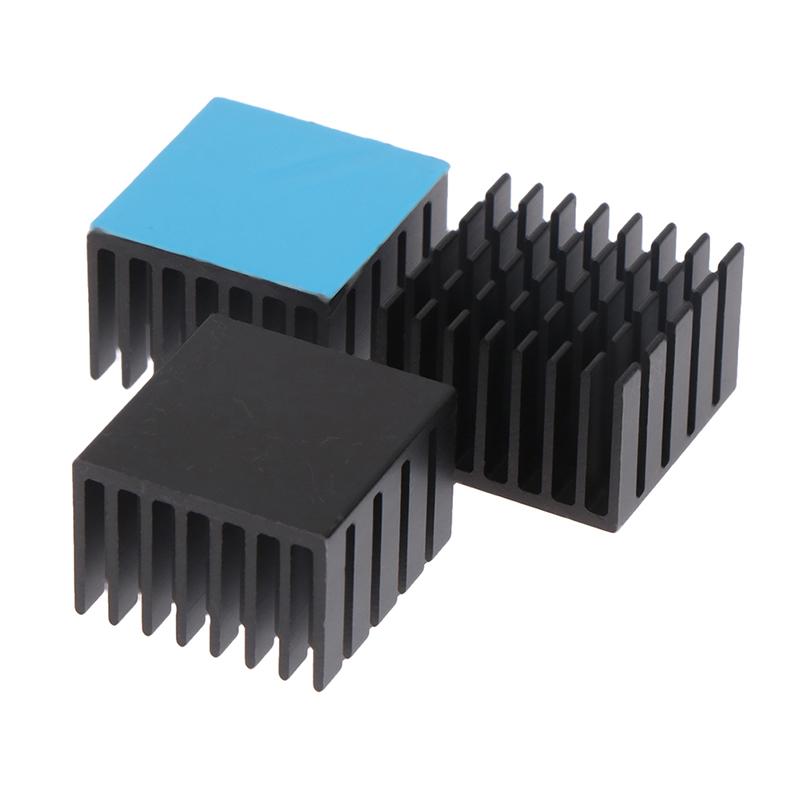 5Pcs Heatsink Radiator Cooler 22*22*15Mm W/Thermal Tape For Electronic Chip Ic