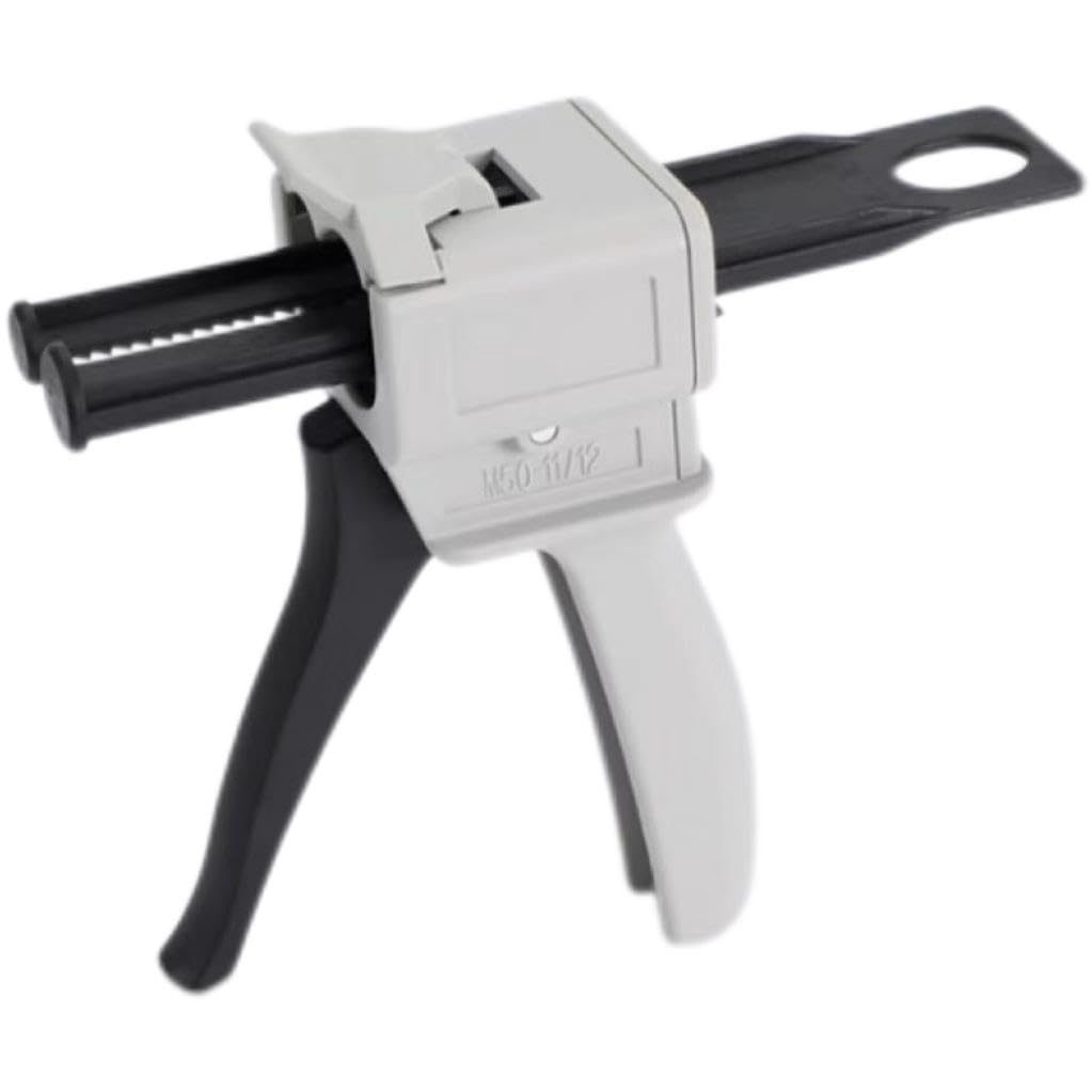 Pragmatic Dispenser 50ML Dispensing Gun Kit AB Epoxy Adhesive Gun Mixing Universal Adhesive Application Handle Tool Impression Mixing Dispensing Gun