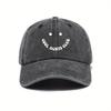 Washed American Retro Cowboy Baseball Cap To Increase the Trend of Curved Brim Baseball Hat Sunshade Soft Top American Peaked Cap