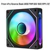 Prism 4Pro 12cm ARGB PWM Temperature-Controlled 5V 3-Pin Desktop Cooling Fan