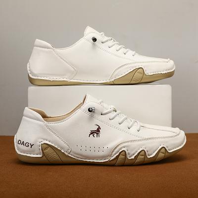 Herenmode Casual Schoenen Leer Martin Boots Britse Stijl Schoenen Korte Laarzen Outdoor Wandelschoenen Plus Size