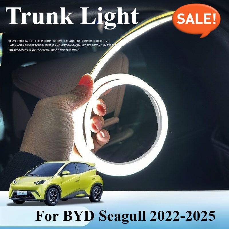 For BYD Seagull 2024 2025 Trunk Light Strip Tailgate Lighting Atmosphere Light Modification Accessories