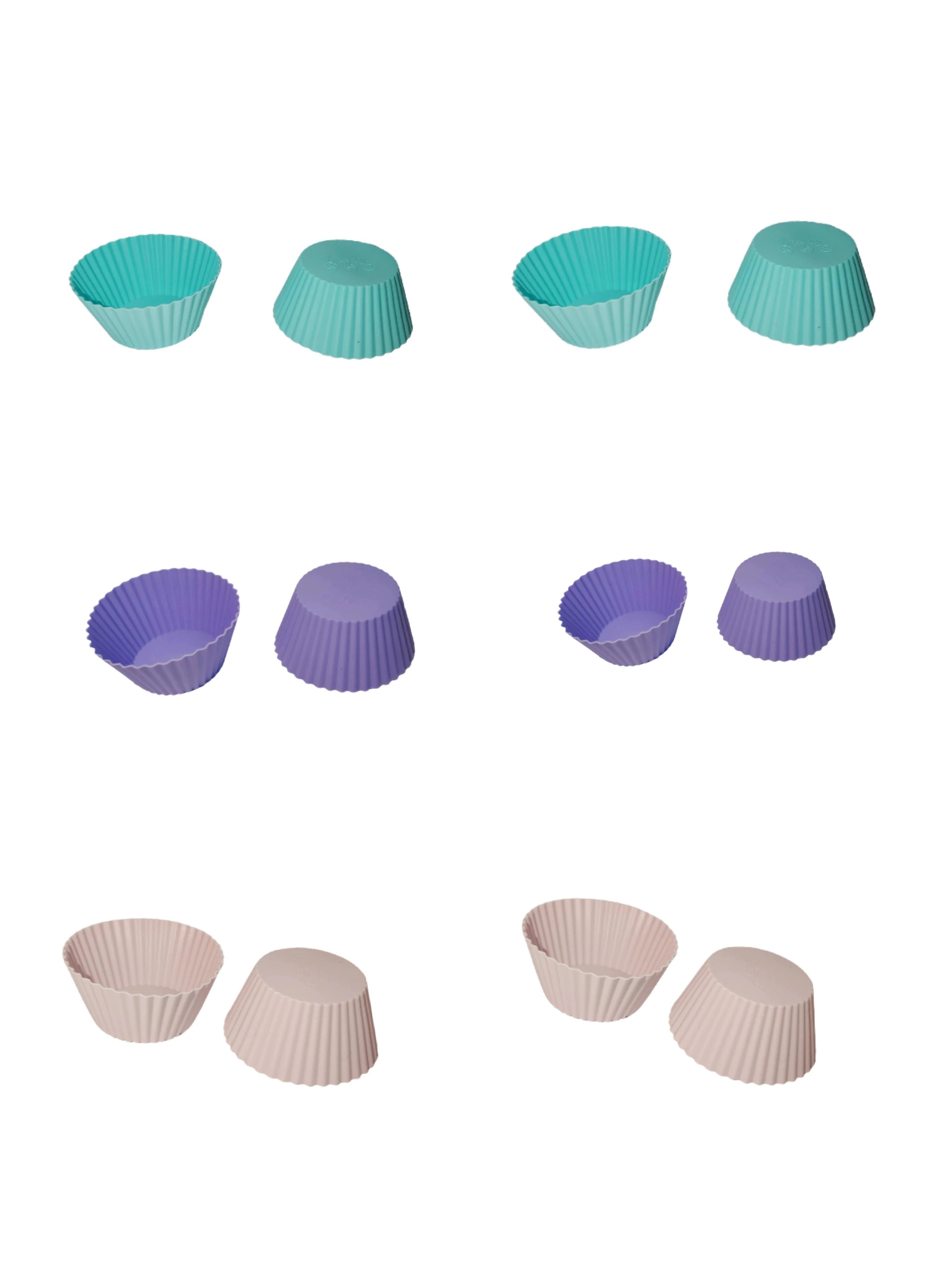 

Набор из 12 силиконовых форм для выпечки, многоразовые вкладыши для маффинов, набор антипригарных форм для кексов, силиконовые вкладыши для кексов, силиконовые подставки для кексов