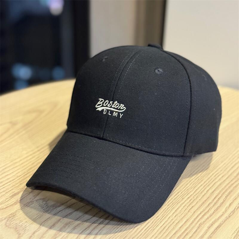 Four Seasons Casual Soft Top Baseball Cap Children's Embroidered Alphabet Sunscreen Cap Student Big Head Shade Cap Trend
