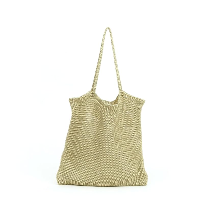 

[Kashkash] Lamé knitted tote bag 10-00-01280 ladies GD