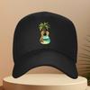 Guitar Beach Palm Tree Baseball Cap Polyester Casual Sports Outdoor Adjustable Unisex Hat