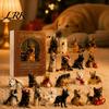 Christmas Gift for Kids Advent Calendar 2026, 24 Days Sea Turtle/Big Foot/Highland Cow/Dog Ornaments Winter Snowman Ornament Countdown Calendar,
