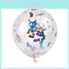 Elegante Globo de Confeti de 12" Látex Helio Ideal Para Fiesta de Baile y Celebraciones de Boda