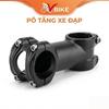 28.6Mm 31.8Mm Bike Stem Aluminum Alloy Adjustable Angle Adjustable Bike Stem Black For 28.6Mm Front Fork Tube, 31.8Mm Handle