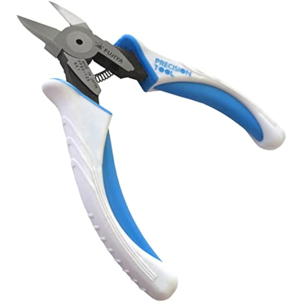 Fujiya (Fujiya) Plastic Nipper (with spring), 125mm, Mirror-Finished Blade, PP90-125