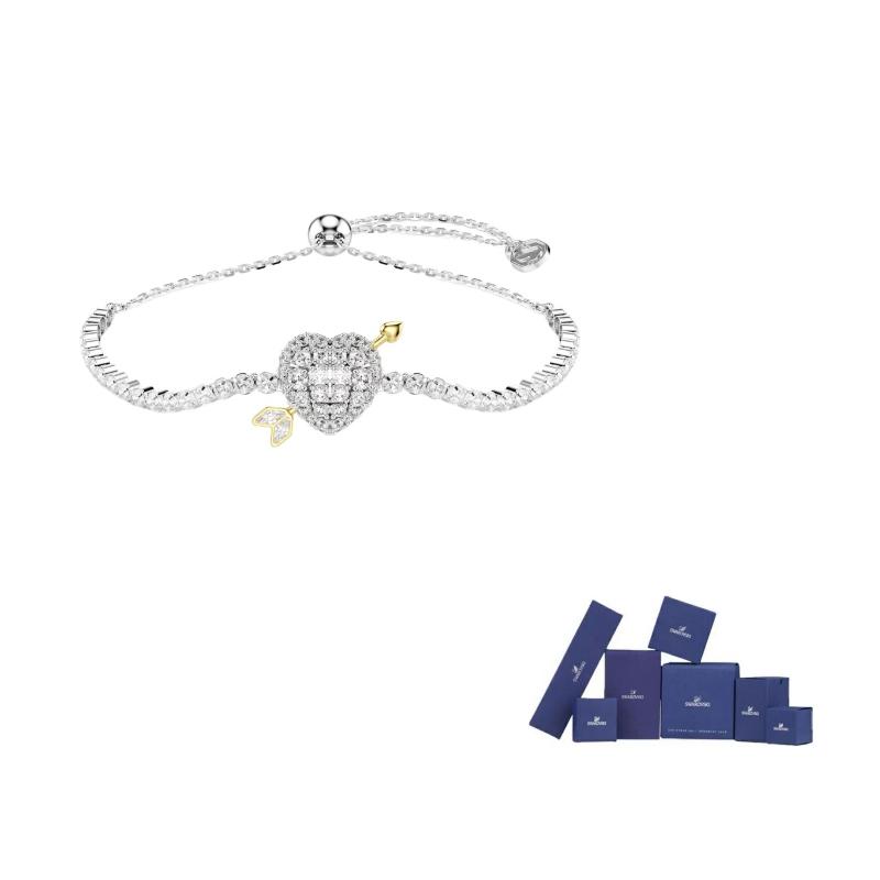 Swarovski Cupids Pfeil Stil Design Armband Mit Zirkonia Damen Armband Weiß 5742022