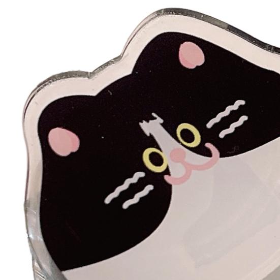 2Pcs Double-Sided Binder Clip Cartoon Cat And Dog Note Holder Clips