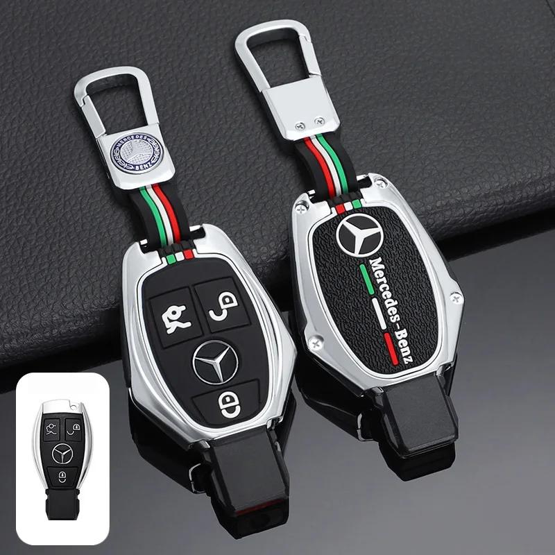 FHP3 New 2025 For Mercedes Benz A B C E Class GLS GLA GLK GLC CLS CLA AMG W204 W205 W212 W463 W176 Car Key Case Cover Protector Holde