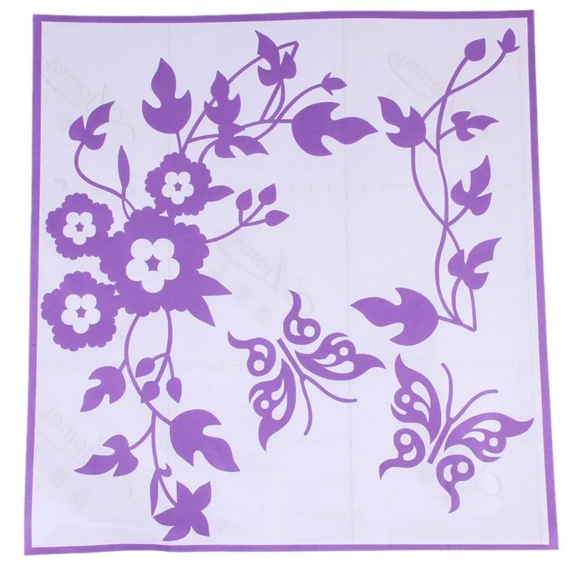 Butterfly Flower Vine Bathroom Wall Stickers Home Decoration Wallpaper Wall Decals For Toilet Decorative Sticker Home Decor