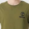 Timberland Letter Print Outdoor Casual Simple Comfortable Breathable Pullover Round Neck Short Sleeve T-Shirt Unisex Tops Olive-Green A42Q5-EG5