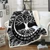 Colorful Tree Of Life Blanket Flannel Blanket Sofa Office Blanket Source
