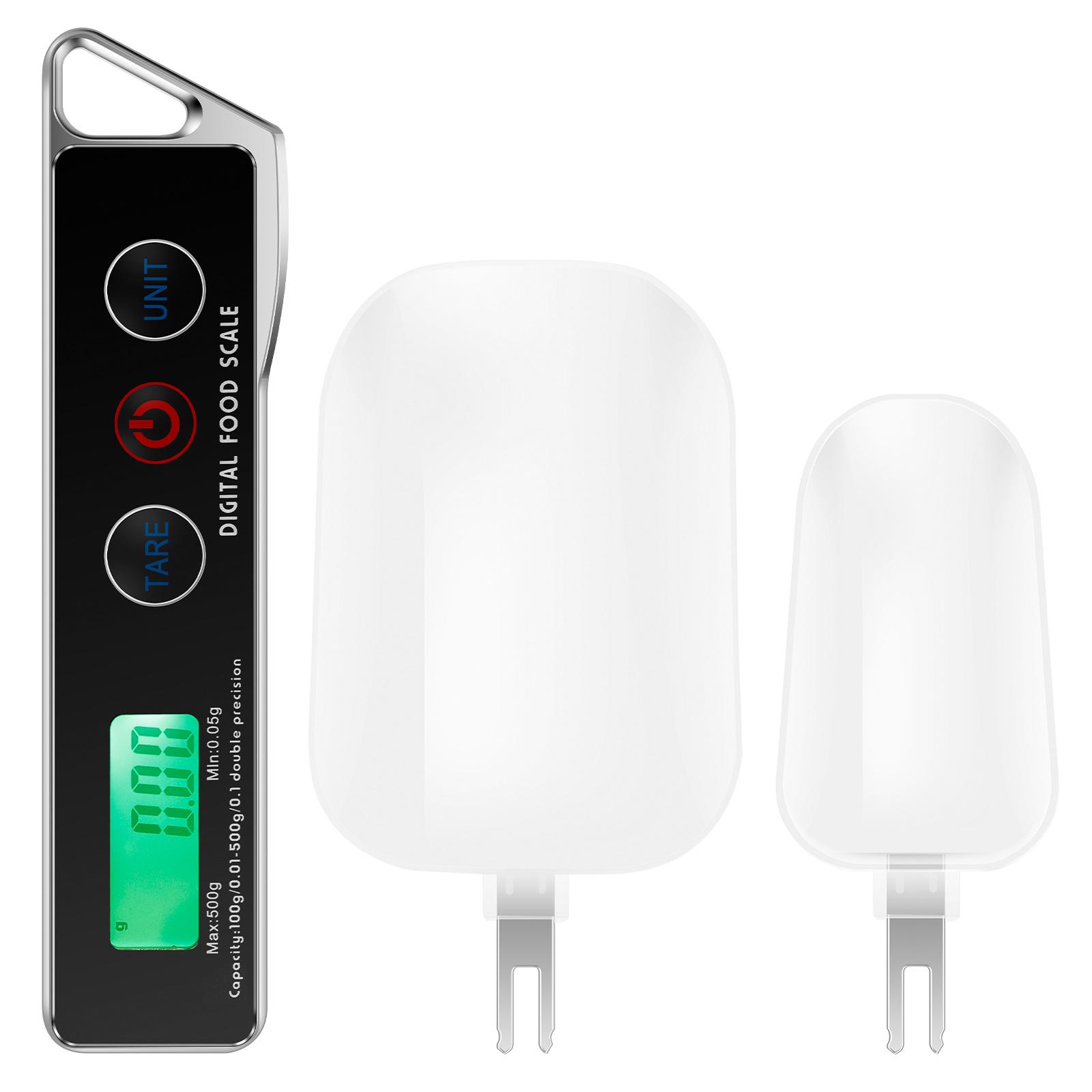 

Electronic Measuring Spoon, Digital Weighing Spoon from 0.05g to 500g Food Scale Gram Food Measuring Scoop for Kitchen Baking