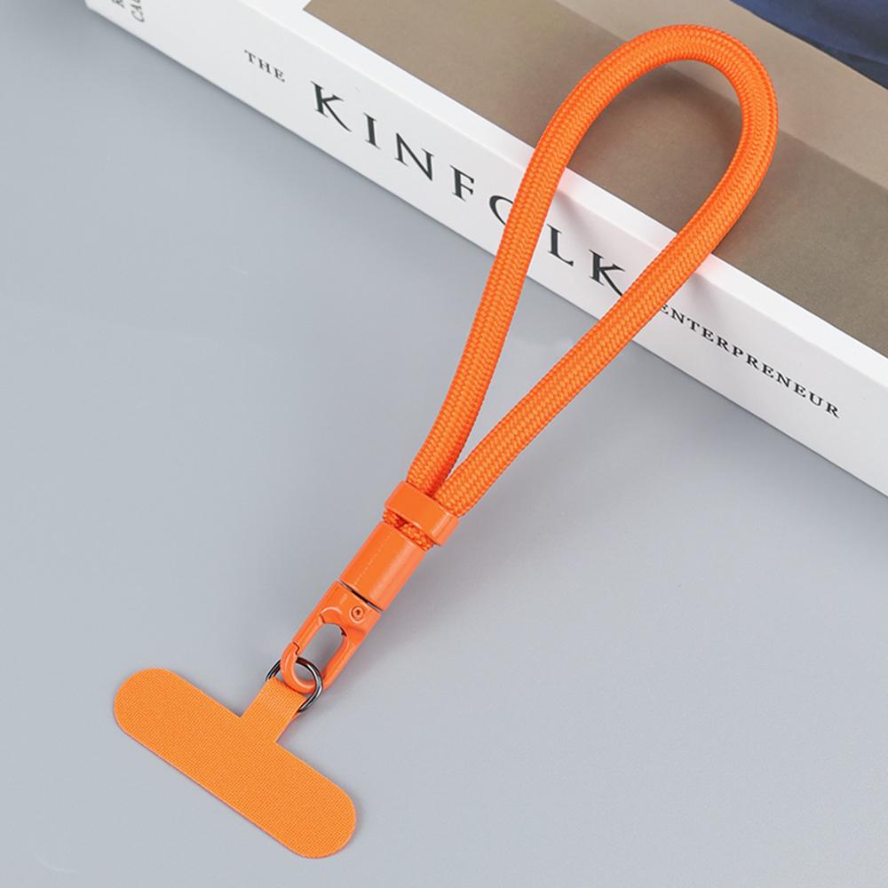 Universal Adjustable KeyChain Phone Lanyard For iPhone 17 ProMax Short Wrist Strap Self-locking Anti-drop Durable Polyester Rope