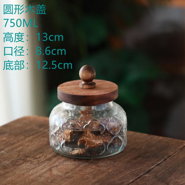 

Ретро Рельефный Узор Хайтан Контейнер для Хранения Деревянная Крышка Коробка для Хранения Кухня Бытовой Разный Зерно Закуски Контейнер для Хранения