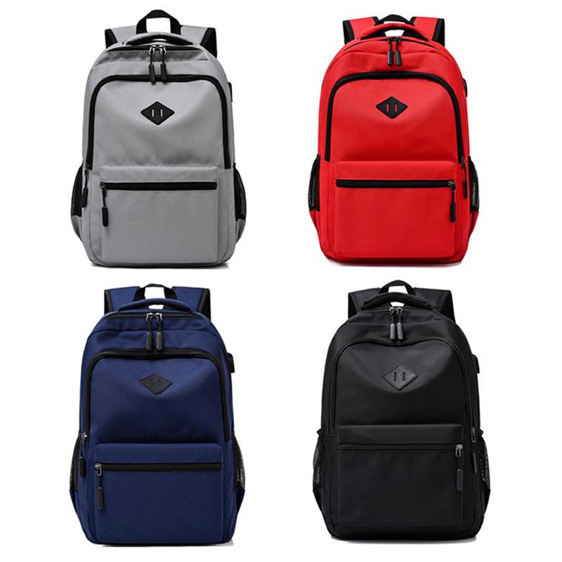 Vodotěsný pánský dámský batoh na notebook cestovní školní taška s nabíjecím portem USB
