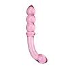2-in-1 Glass Anal Beads And Butt Plug Hard Dildos Vaginal Anus Dilator Prostate Massager for Men And Women Masturbator Sex Toy