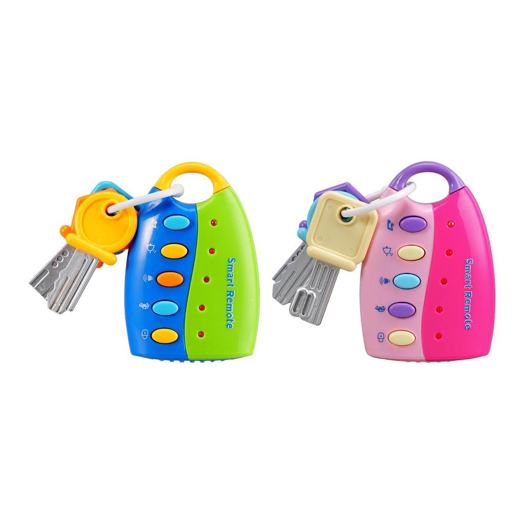 Baby Car Keys Toy Educational Key Toys Keychain Remote for Children Kids