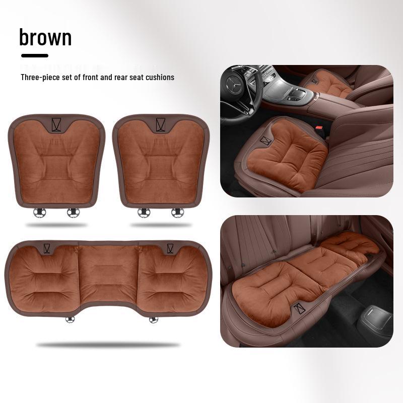 Velvet-Flannel Winter Car Seat Cushion for Avatr 06/07/11/12