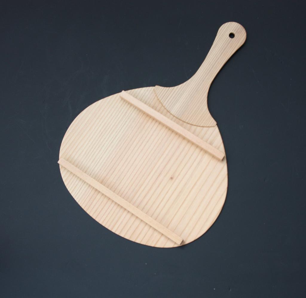 Yamako Cedar Cool Breeze Fan Plate, Plain, 32238