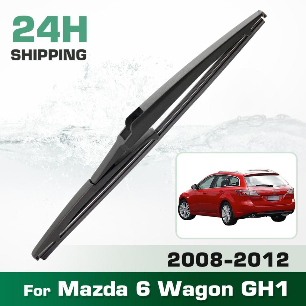 Rear Windshield Wipers Blades,Premium All-Season Wiper blades Replacement For Mazda 6 Wagon GH1 2008-2012,Natural Rubber Bayonet,Easy to Install 14″