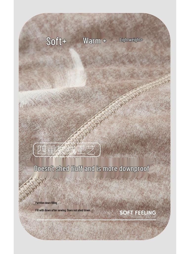 90 White Duck Down Kids' Winter Thermal Pants: Warm, Thickened Liner for Boys & Girls