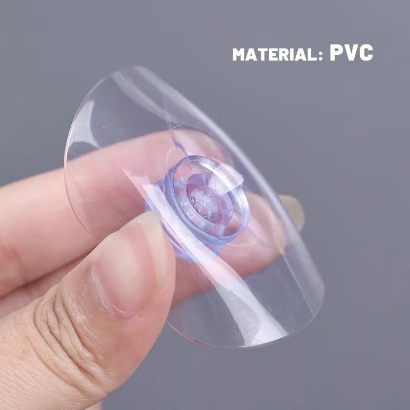 Transparent Mushroom Head Suckers Hanging Hooks for Window Wall Strong Vacuum Sucker Towel Hanger Glass Suction Cup Wholesale