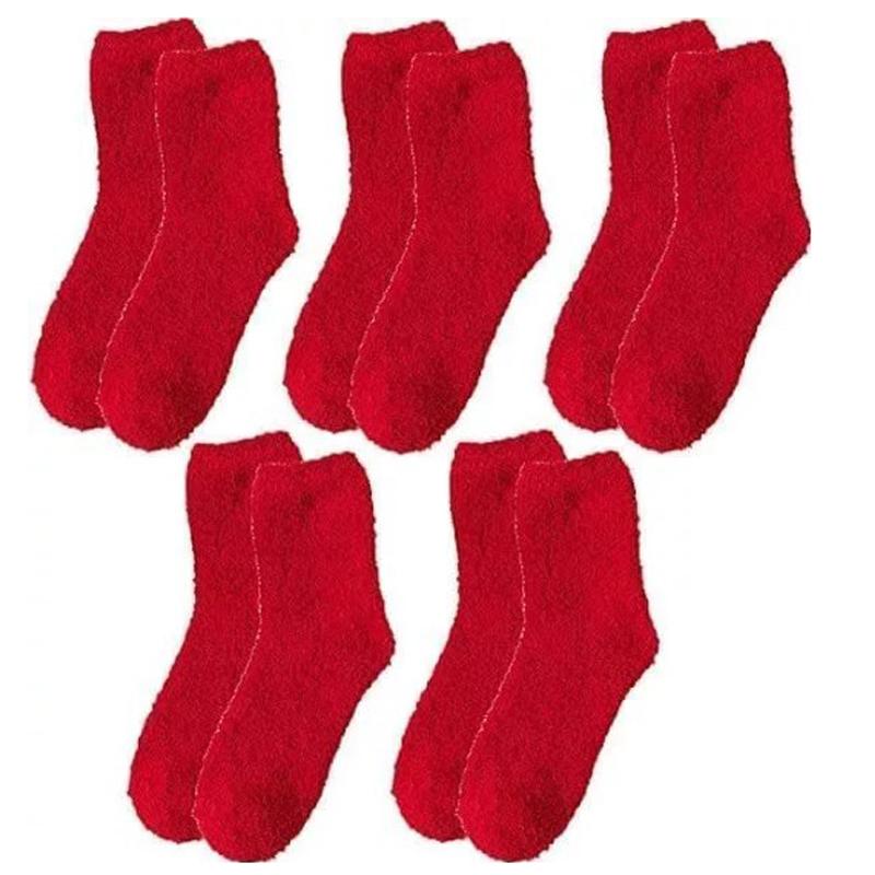 6 Pairs Warme Dicke Socke Frauen Dame Socke Plüsch Flauschigen Gemütliche Winter Fuzzy Bett Boden