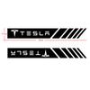 2Pcs Car Stripe Stickers Rearview Mirror Reflective Vinyl Decals Decoration For Tesla Model 3 Model X S 2016-2020 Decals TM3 TMX TMS Decal