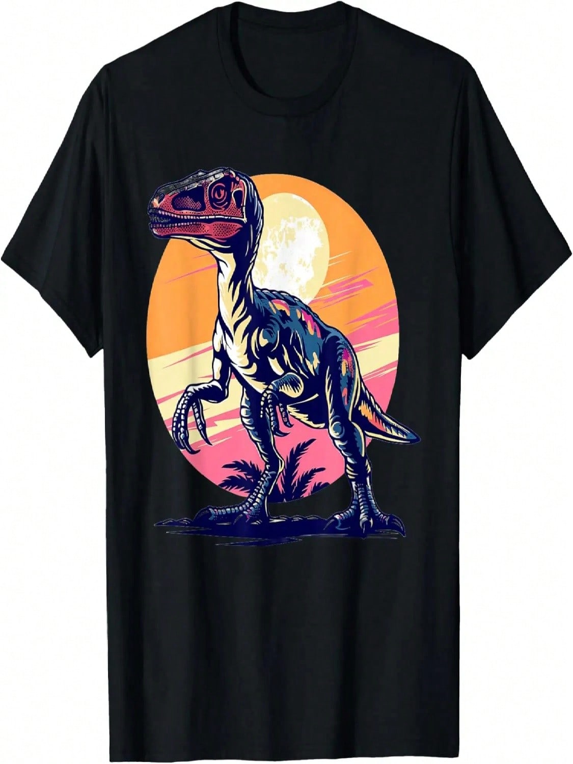 Utahraptor 90s Retro T-Shirt S разноцветный