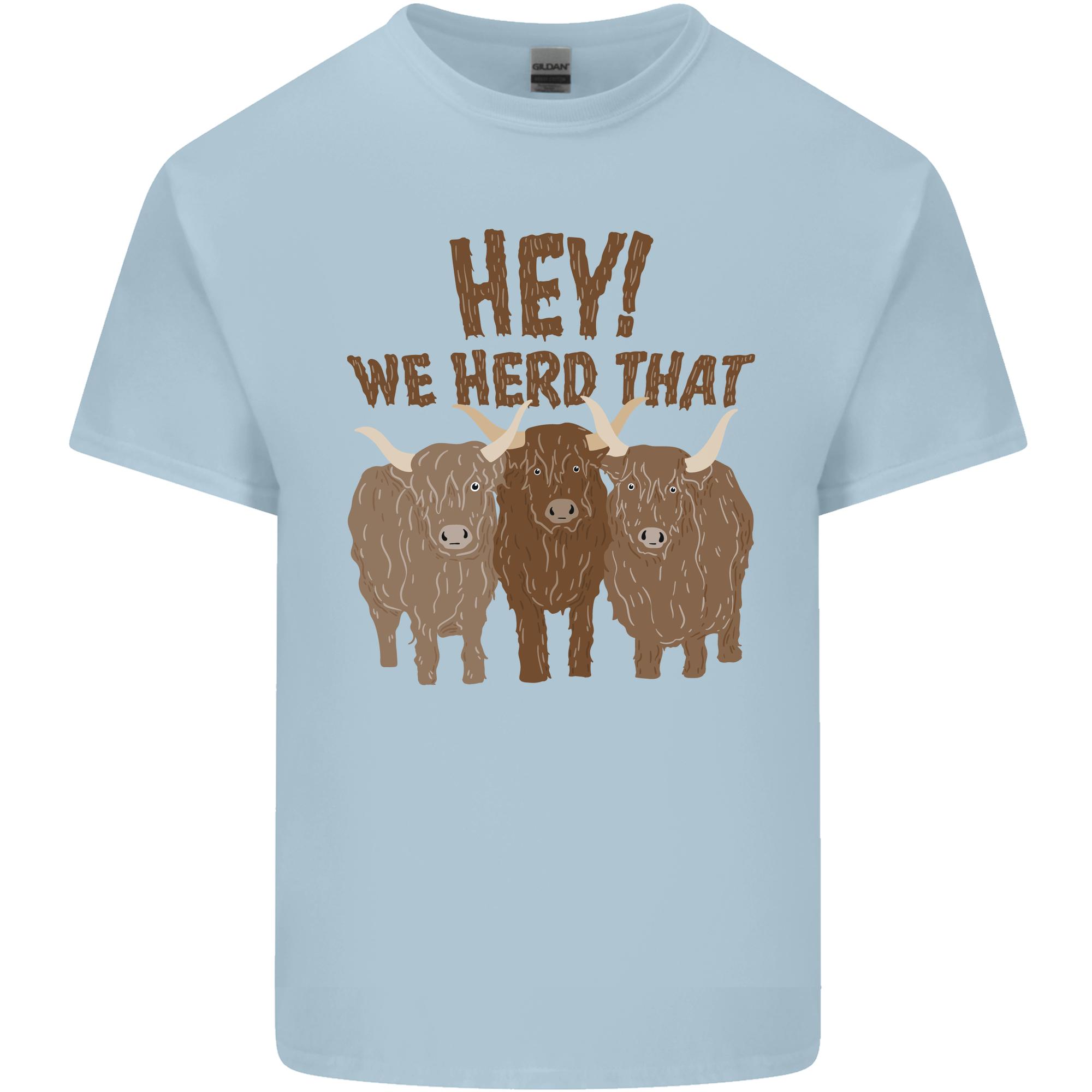 We Herd That Funny Cow Unisexs Light Cotton TShirt S