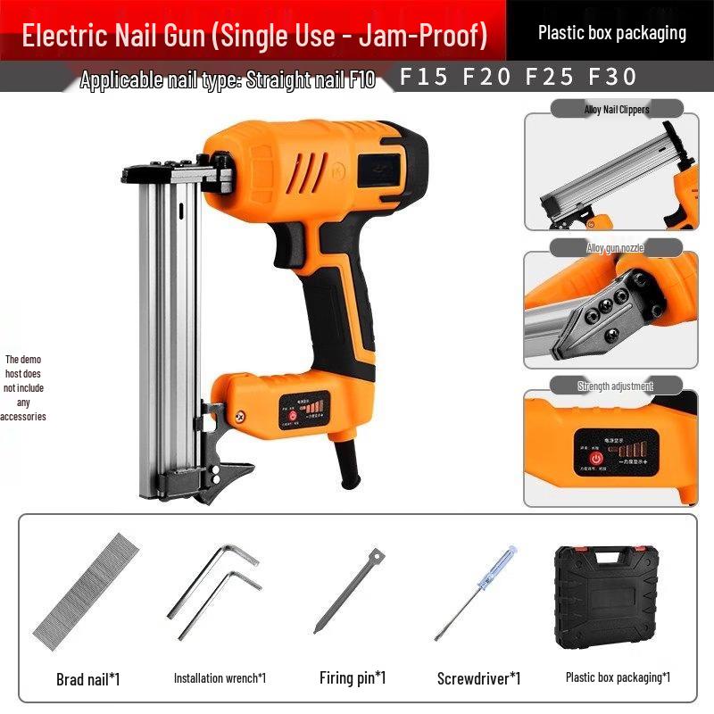 

SHEYUE F30G Electric Nail Gun CN plug (adapter included)