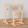 Poppen Houten Kledingrek Kleding Organizer Hangers Voor Poppen Handtas Kleding Poppen Metalen Hangers Kinderen Volwassen Speelgoed Verjaardagscadeau