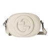 GG Marmont Blondie White Quilted Leather Crossbody Bag,Women's Oval Zip Closure Shoulder Handbag for Daily Party Shopping 760175-AACPY-9022