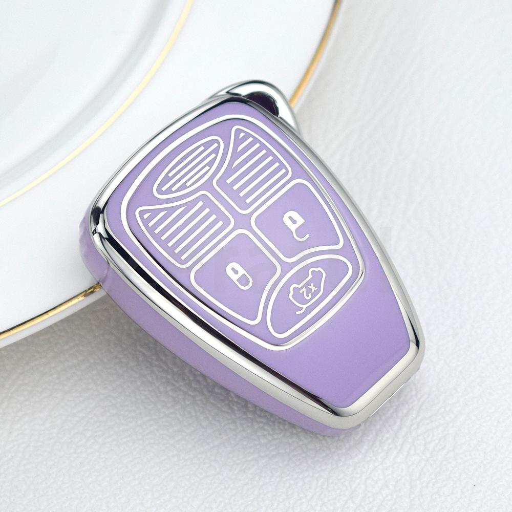 For Jeep Wrangler Compass Patriot Liberty For Chrysler 300 Pt Dodge Jcuv Caliber Nitro Caliber Pacifica Tpu Car Key Case Cover
