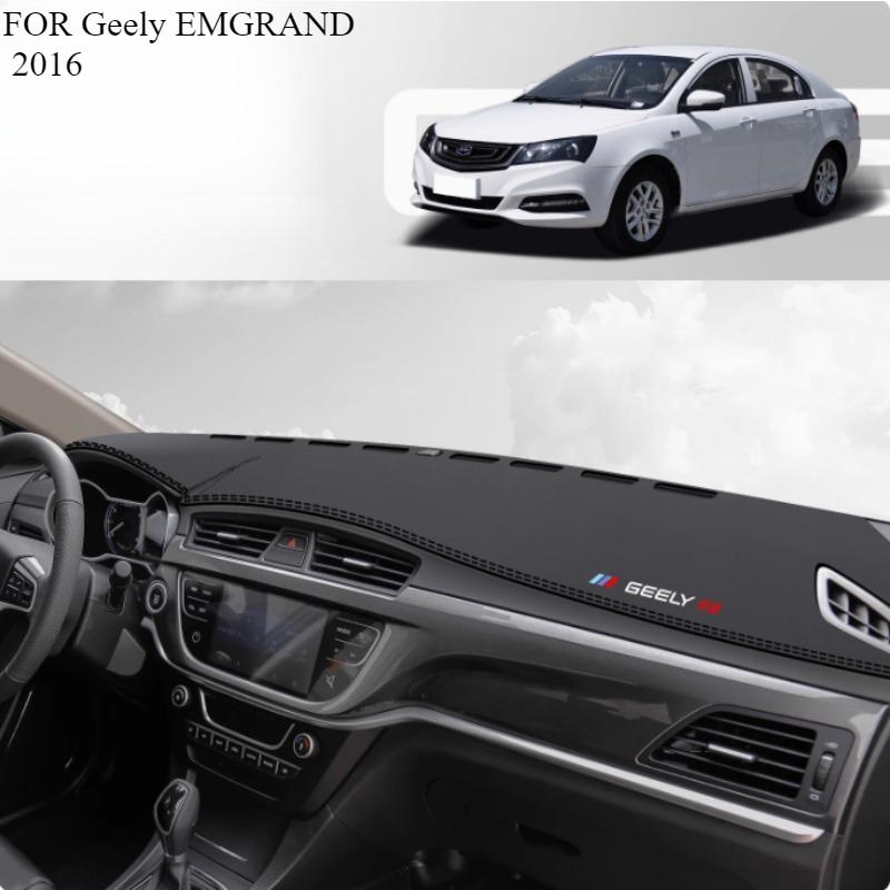 FOR Geely EMGRAND 2017 Car Dash Mat Dashmat Dashboard Mat Cover Sun Shade Dash Board Cover Carpet  Accessories