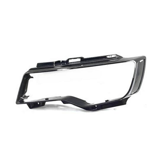 

Black and Silver Headlight Trim for 2014-2018 Jeep Grand Cherokee Black outer frame, driver side