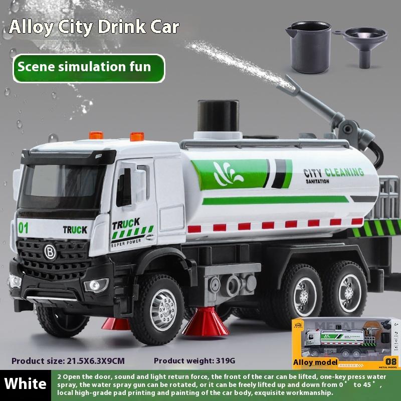 

1/35 Любимые игрушки детей! Игрушка-поливальная машина Alloy City с ретро-пружинным действием, веселый и обучающий игровой набор для отдыха на открытом воздухе