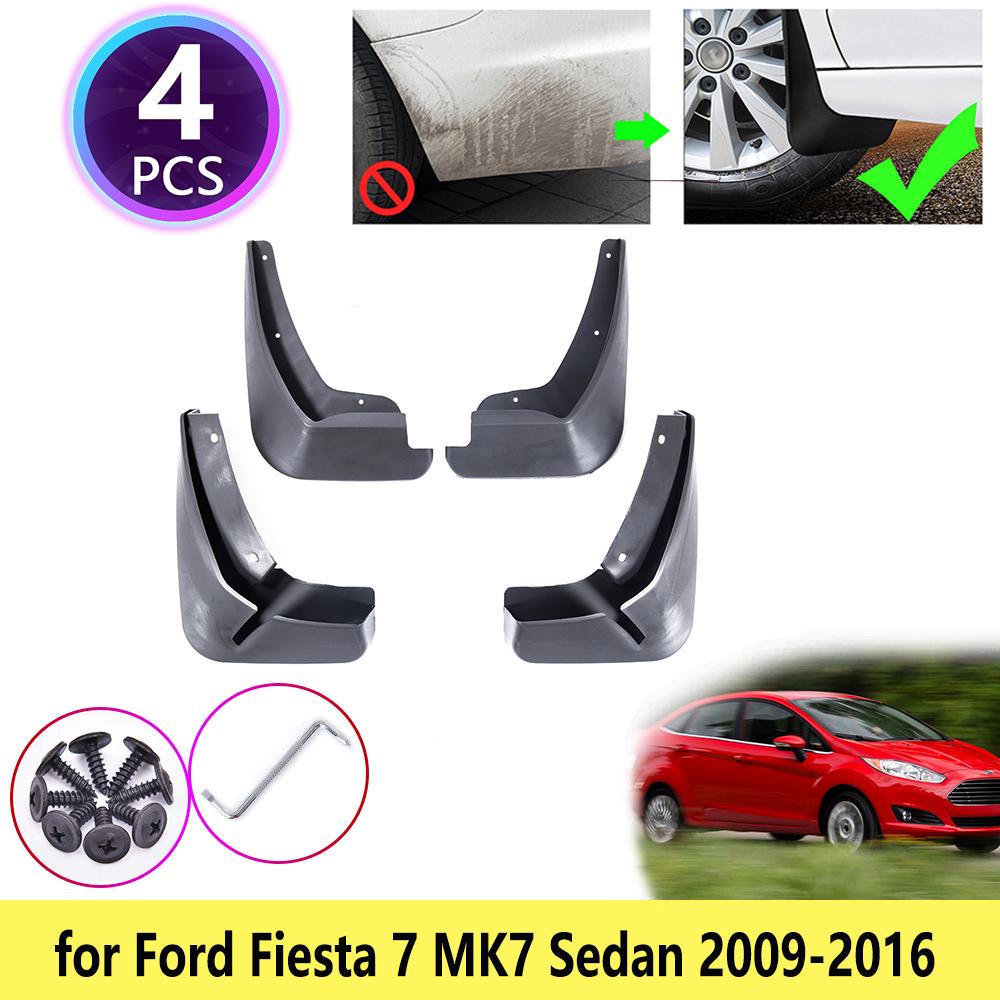 

4 шт./компл. для Fiesta 7 MK7 седан седан 2009 2010 2011 2012 2013 2014 2015 2016 брызговики брызговики аксессуары